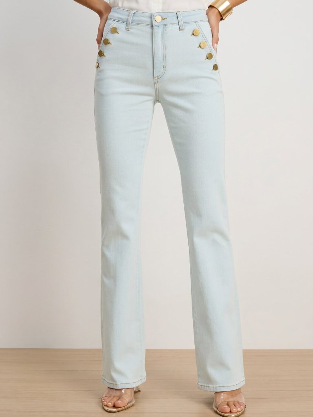 THE NOLY SHOP Allegra Bootcut Jean Cloud Classic